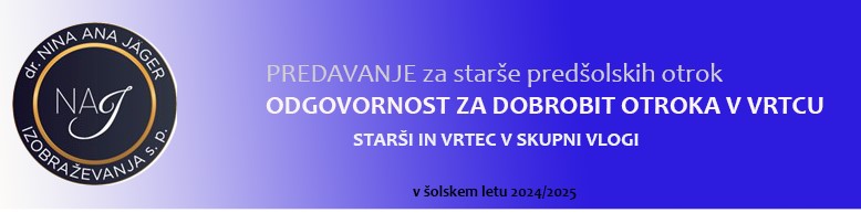 VABILO “Odgovornost za dobrobit otroka v vrtcu: Starši in vrtec v skupni vlogi”