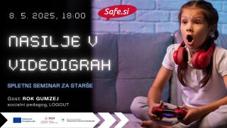 Spletni seminar za starše: Nasilje v videoigrah